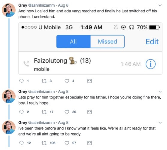 Rakan Tak Sempat Jumpa Bapa Untuk Kali Terakhir