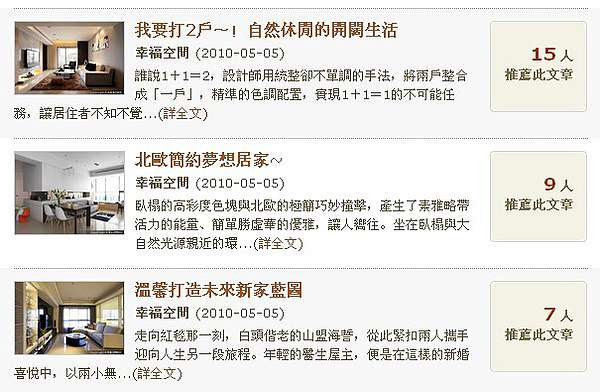 CSS：部落格首頁文章圖文式並列@ 8868 發包王部落格提供消費者買屋,賣 