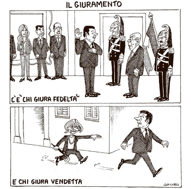 La vignetta di Giannelli - dal Corriere della Sera di domenica 23 febbraio 2014