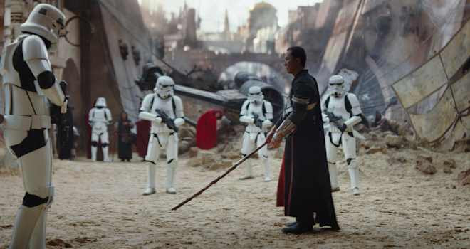 Rogue One: A Star Wars Story (Donnie Yen) Ph: Film Frame Â©Lucasfilm LFL