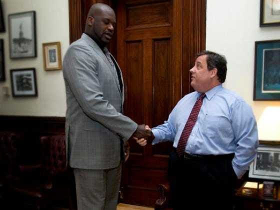 Chris Christie shaq