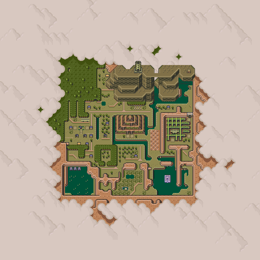 World Map Zelda