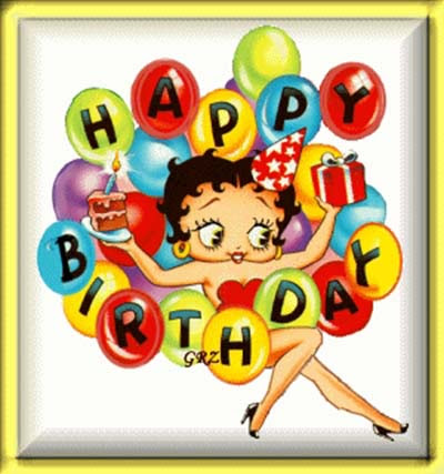 Carte D Anniversaire Virtuelle Betty Boop Betty Lisaoycwilson Site