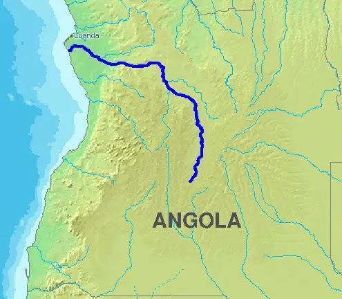 map of angola and surrounding countries. Angola maps.