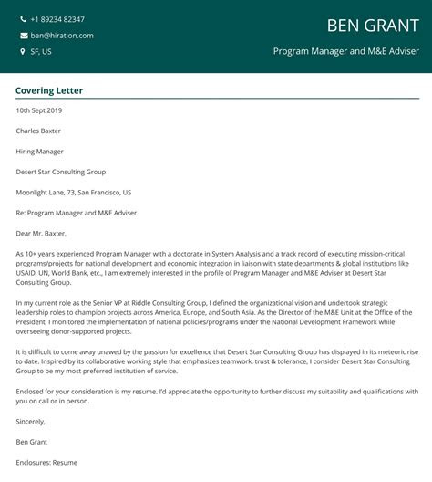 Resume Cover Letter Builder