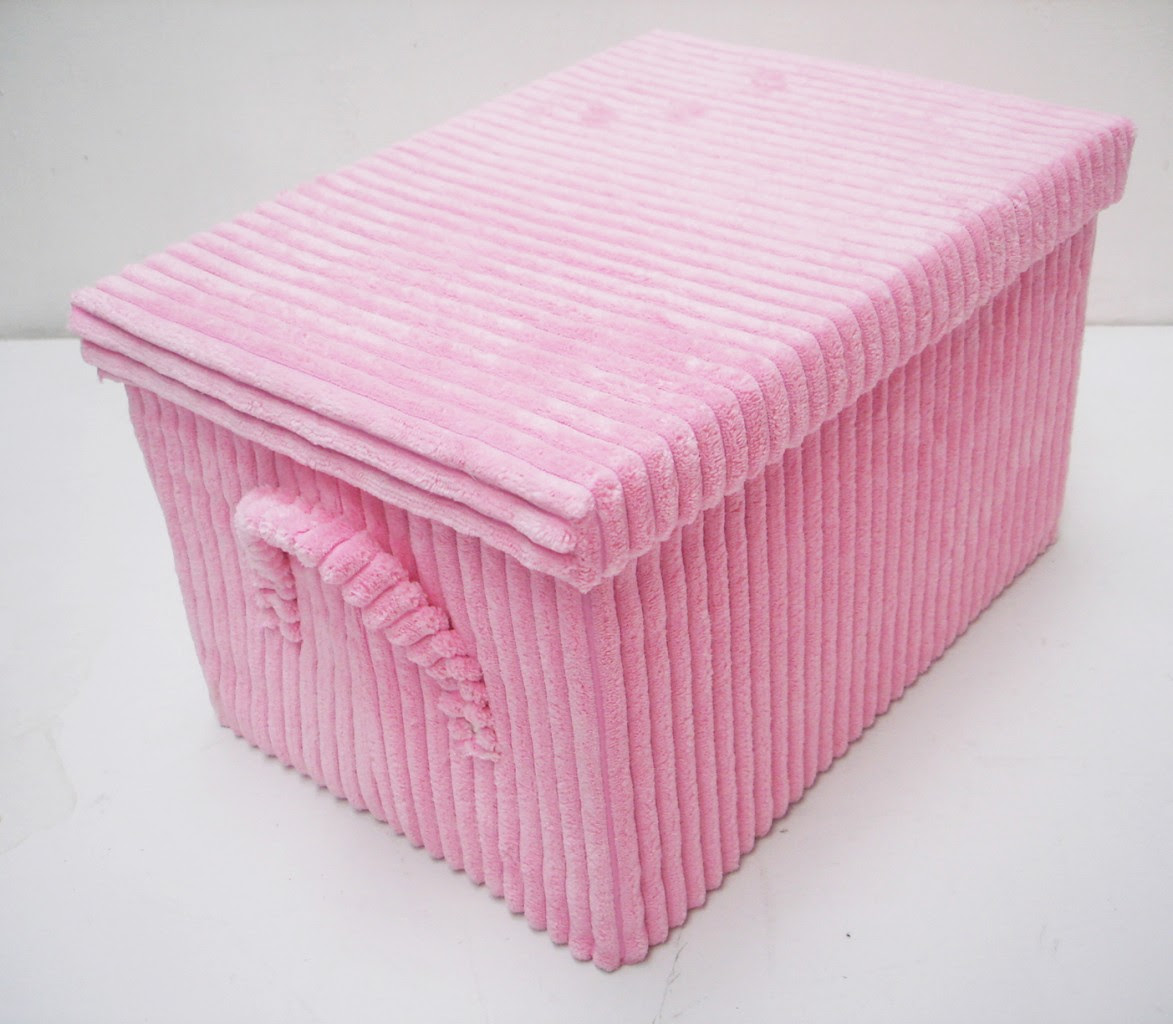 BABY BLUE PINK RIBBED SOFT CLOTH HARD CARDBOARD KIDS ...