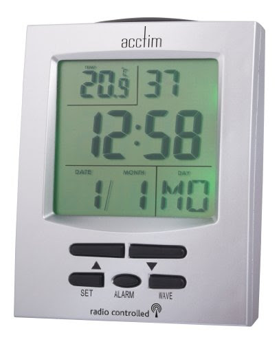 Acctim Montreal 71617 Radio-réveil radio piloté avec écran LCD