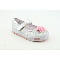 Stride Rite Girl's Jenna Silver Casual Shoes | Overstockâ¢ Shopping ...