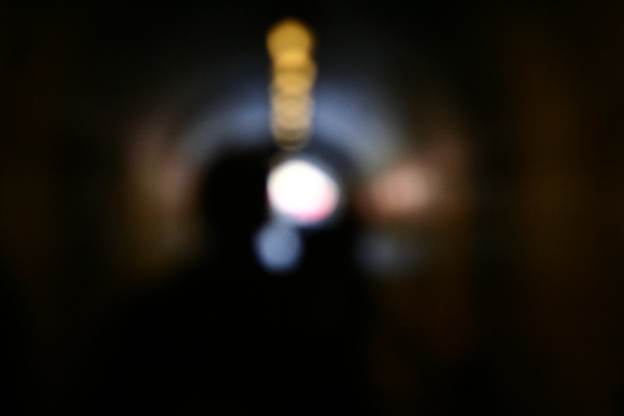 Tunnel under train line, York.