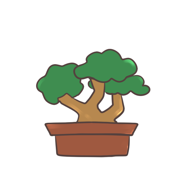 盆栽のイラスト かわいいフリー素材が無料のイラストレイン