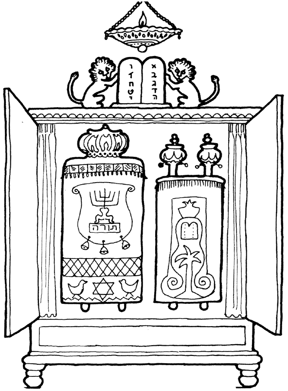Sim Chat Torah Coloring Pictures