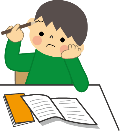 勉強のイラスト 男の子 無料イラスト フリー素材