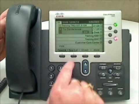 VIDEO : cisco 7900 series conference calls - video describing how to setup avideo describing how to setup aconference calls. ...