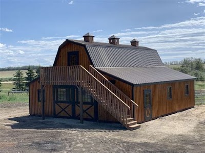 Interior Decorating Ideas For A Modular Barn In Alberta With Silo Structure