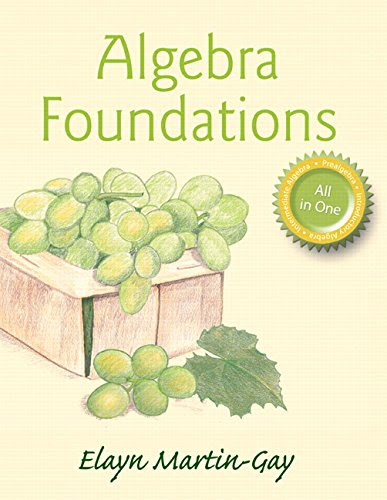 Algebra Foundations: Prealgebra, Introductory Algebra, & Intermediate AlgebraBy Elayn El Martin-Gay