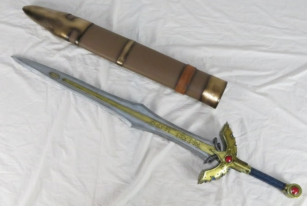 ロトの剣の鞘の作り方 型紙付き コスプレ造形の作り方と型紙のサイト ギャクヨガ 作例400種以上公開 武器 防具 小道具等