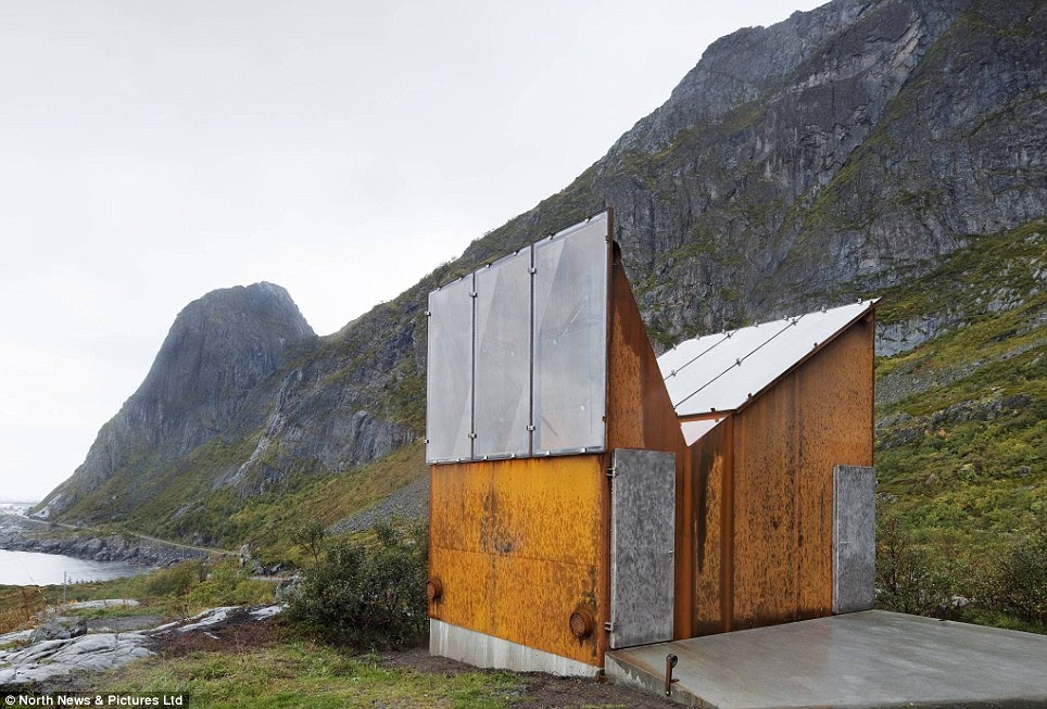 Loo with a view: A roadside toilet facility by Manthey Kula in Lofoten, Norway, took fourth place in the world toilet awards