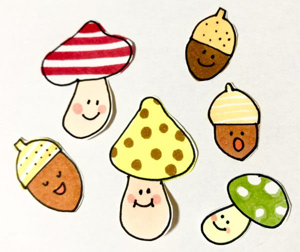 秋 イラスト おしゃれ 手書き