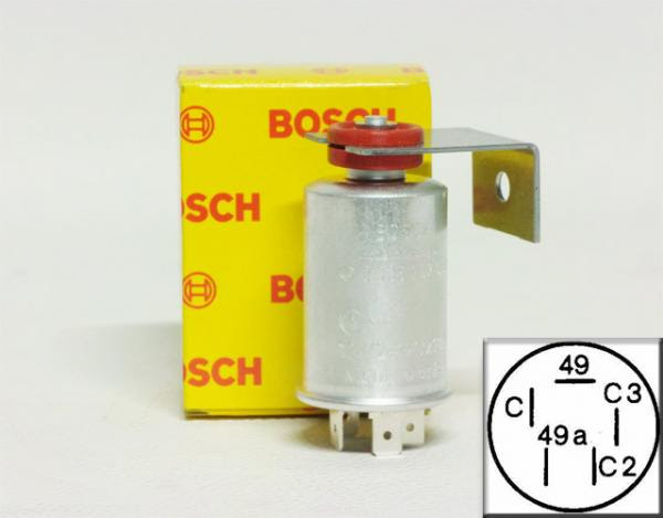 Bosch Blinkrelais Blinkgeber 12V (2+1+1) x 18W Relais 0336202001