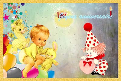 Carte Anniversaire Bebe 1 An