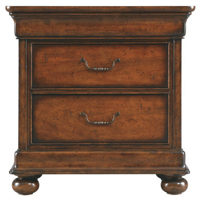 The Classic Portfolio Louis Philippe Nightstand Finish: Burnished Honey