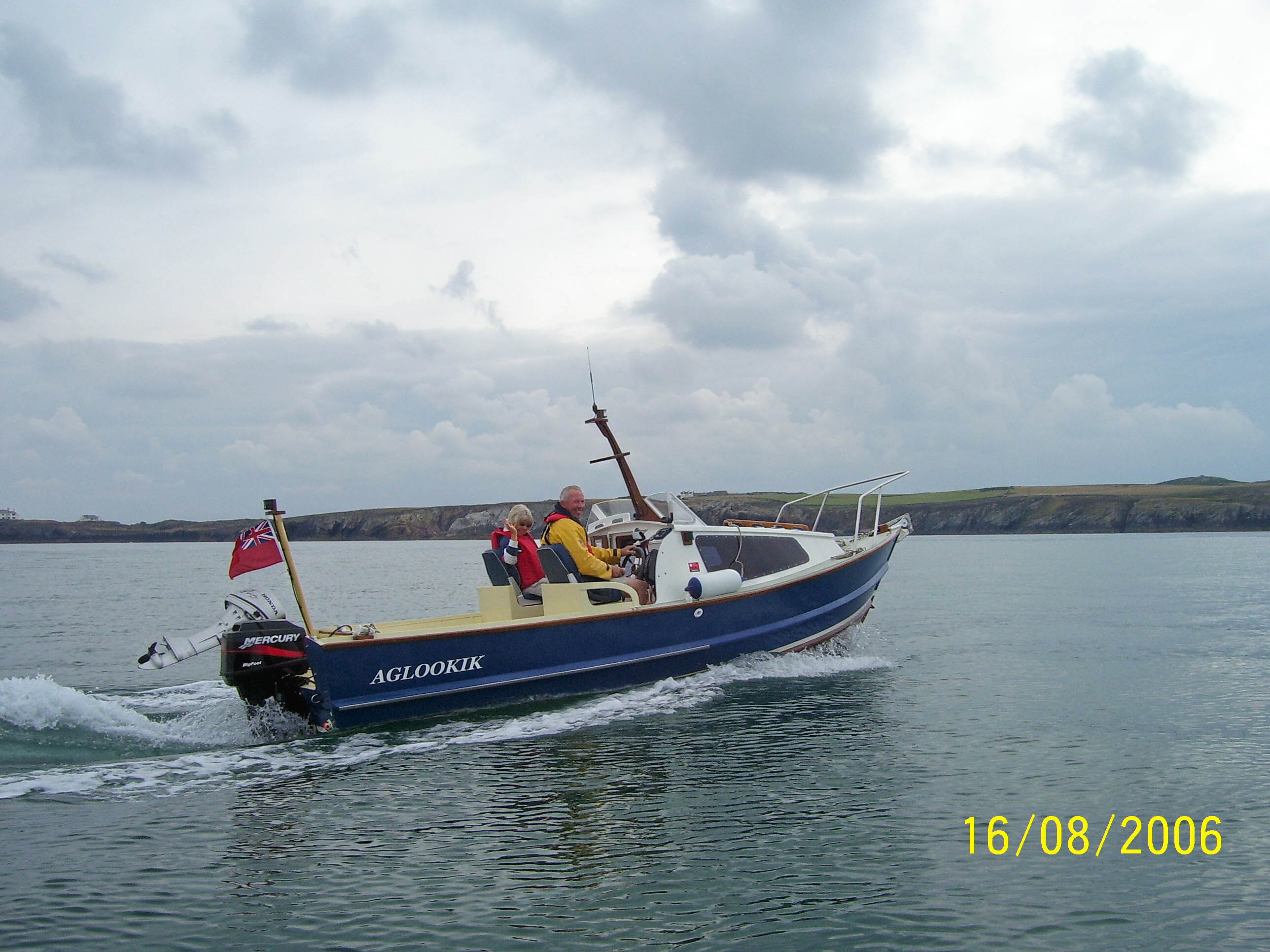 Tolman Skiff In Rough Water