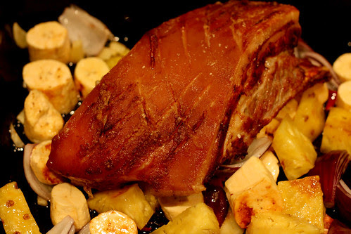 Pork belly cooking 1