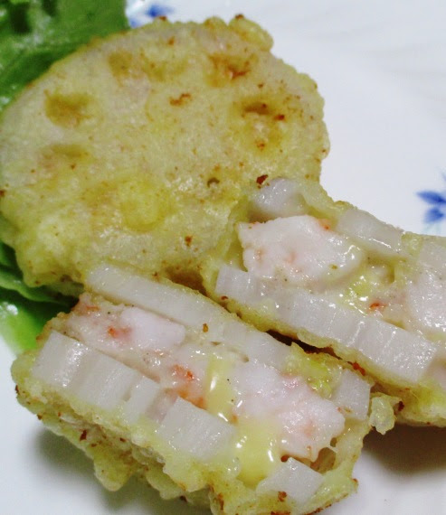 れんこんの海老とチーズのはさみ揚げ サクサク おうちで楽しむ簡単レシピ