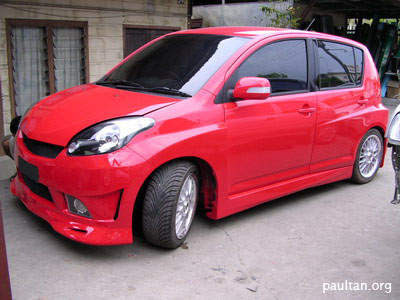 Perodua Myvi Widebody Kit