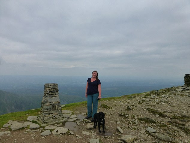 A six-mile circular route was the perfect way to enjoy the views form the top of the Old Man of Coniston, with energetic pup Bess in tow