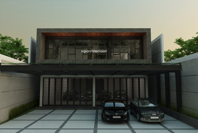 Desain Rukan-Rumah Kantor Minimalis