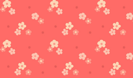 花柄パターン4 ガーリー素材 ふんわり可愛い無料イラスト素材 ふんわり可愛い無料イラスト素材