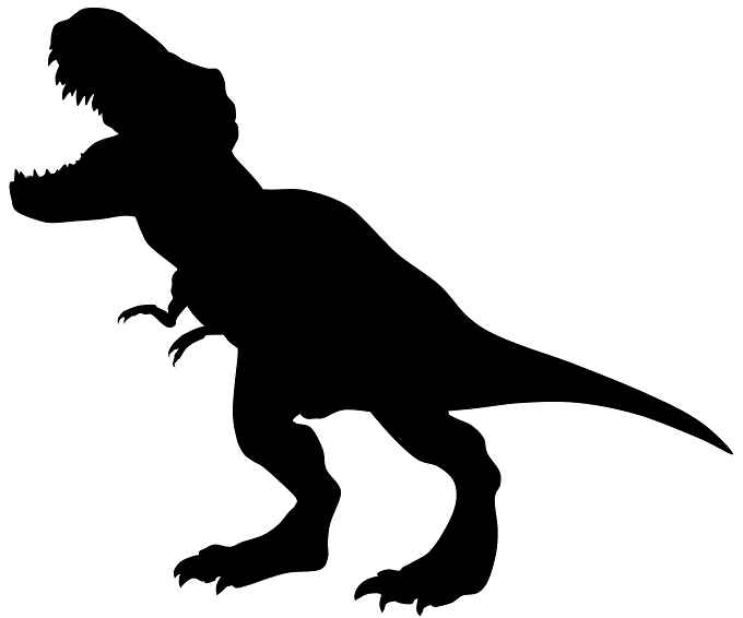 Printable Dinosaur Silhouette
