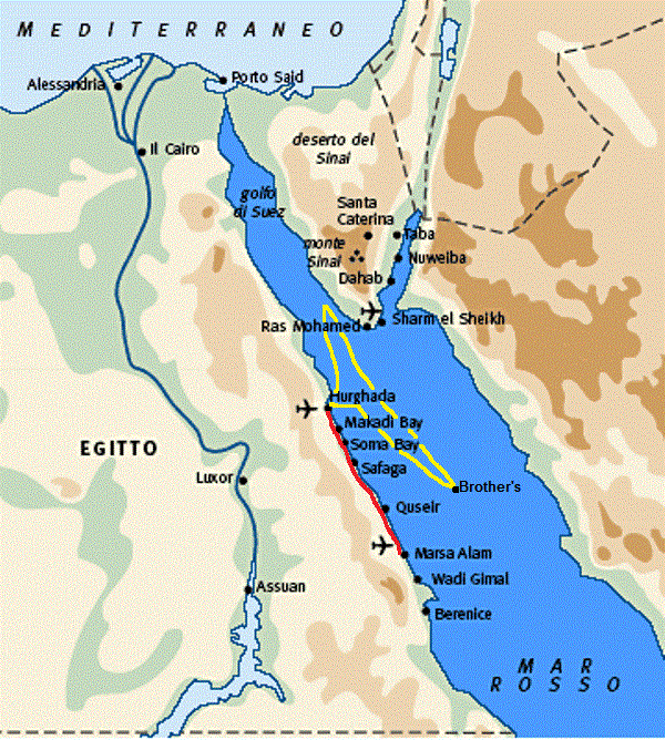 Sharm Cartina Geografica