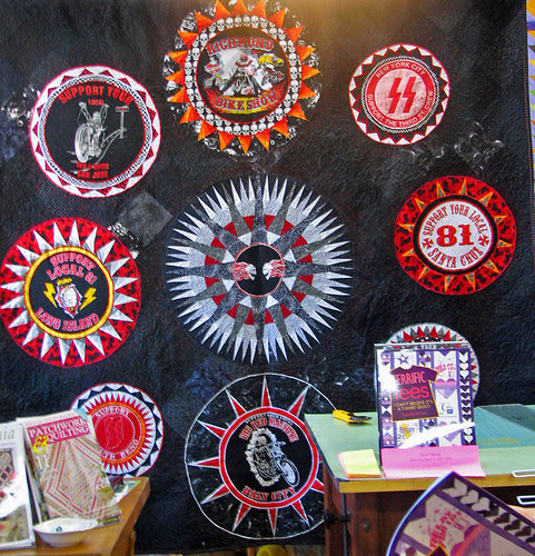 Motorcycle Tshirt Quilt by Roberta Deluz