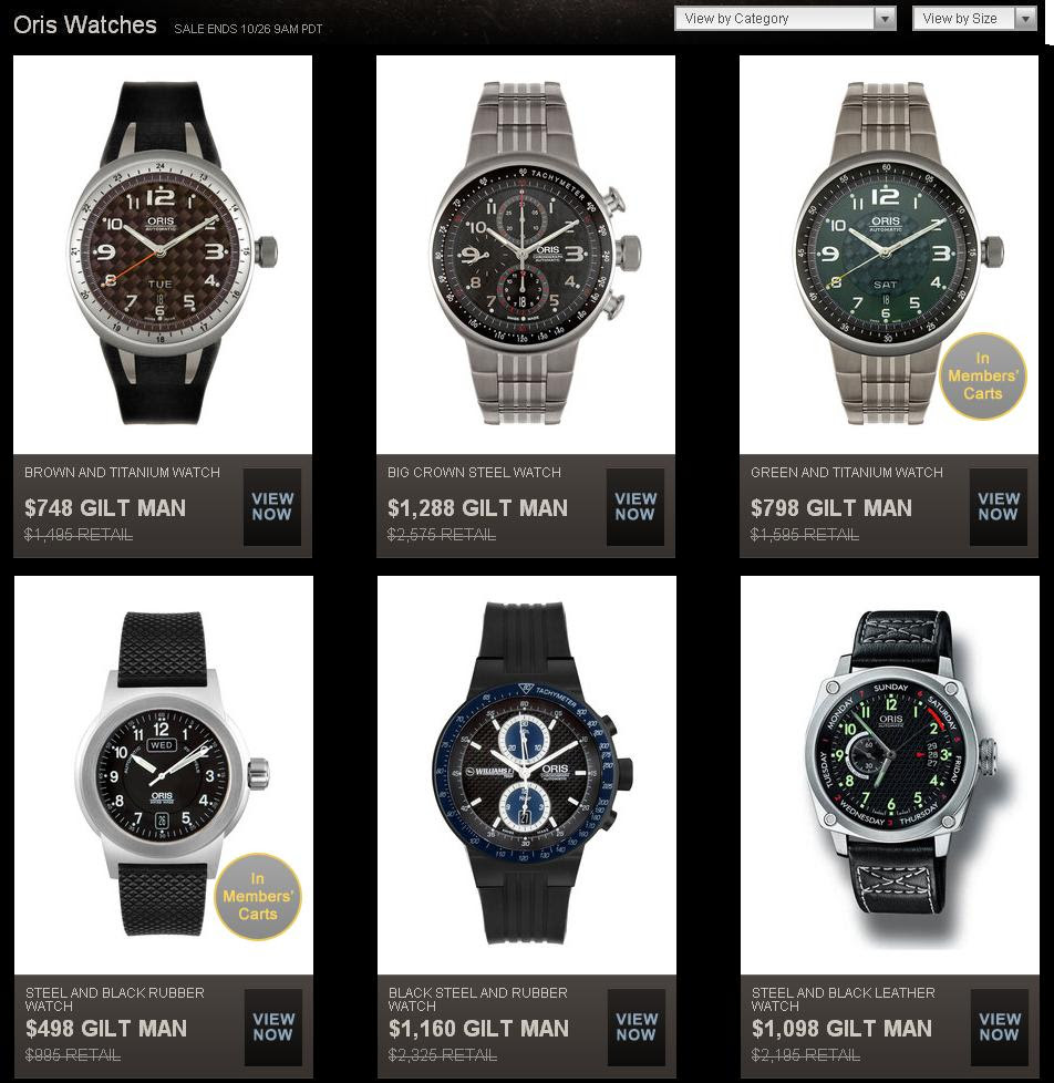 Thread: Swiss Army Watches on Sale (45%-50% off) at GILT