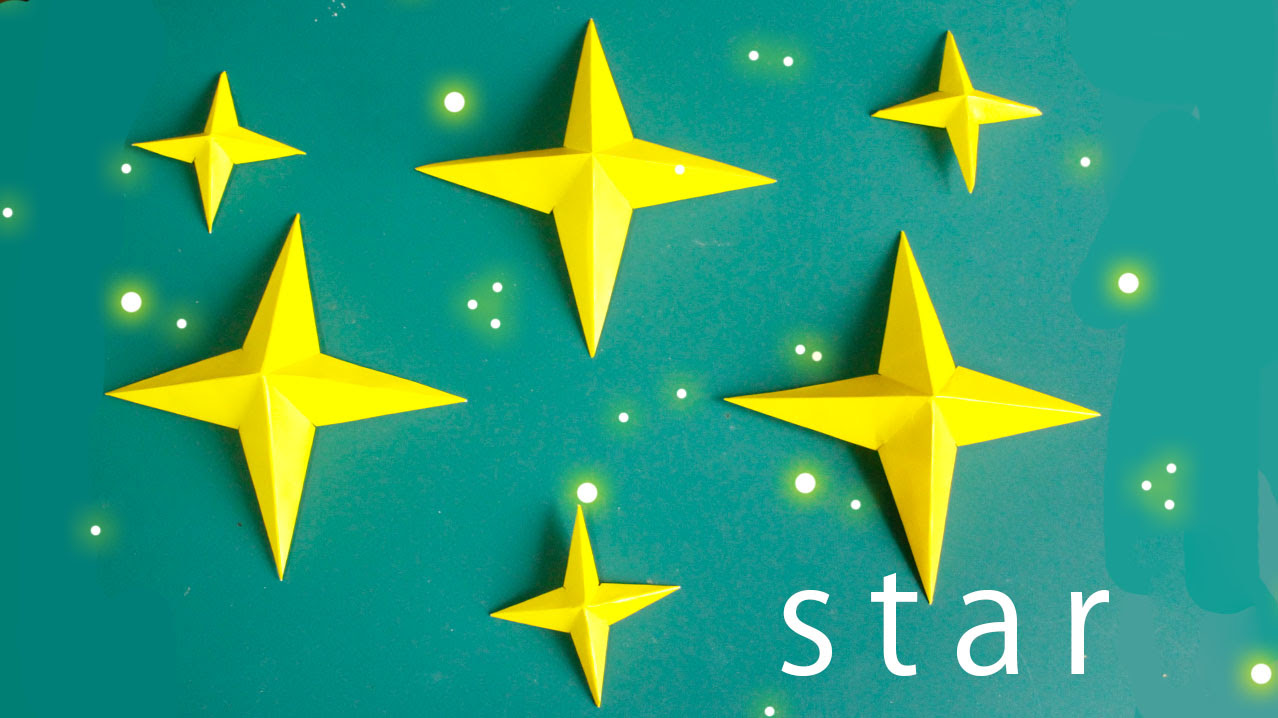 折り紙 簡単な星の作り方 Mama Life Blog