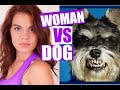 WOMAN vs. DOG