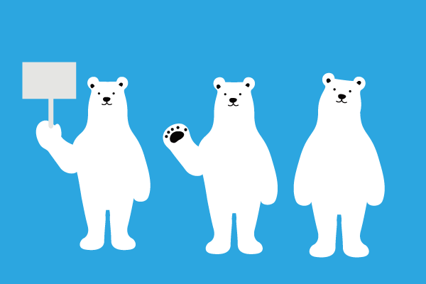 新着シロクマ イラスト フリー すべてのイラスト画像