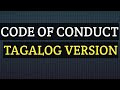 Code of ethics of security guard tagalog version 187513-Code of conduct of security guard tagalog version