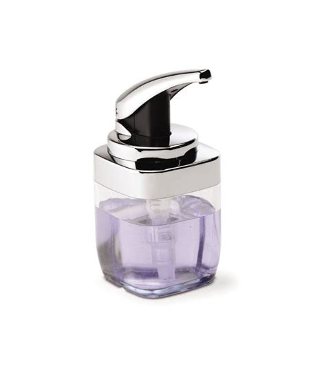 Alternate image 1 for simplehuman® foam sensor pump soap dispenser in rose gold. 5 Best Simplehuman Soap Dispenser - Dispensing soap in a