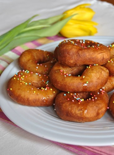 Potato Doughnuts with Honey