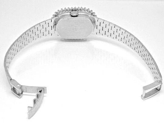 Originalfoto BRILLANT-DAMEN-ARMBANDUHR 0,80ct RIVER LUPENREIN LUXUS!