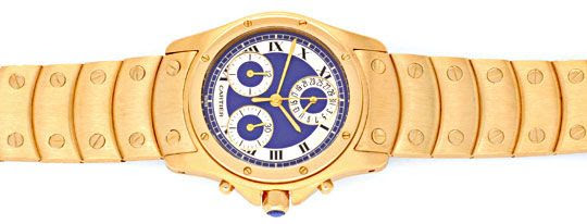 Originalfoto UHR CARTIER SANTOS RONDE GALBEE CHRONOGRAPH