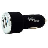 2-Port Dual USB Car Charger with 2.1 Amp Output For Samsung Galaxy Tab 10.1, Galaxy Tab 7 inch Plus , Galaxy Note 2, Galaxy S3, Galaxy S4, Note 8, Galaxy S3 Mini Detachable Car Charger with USB Sync Cable