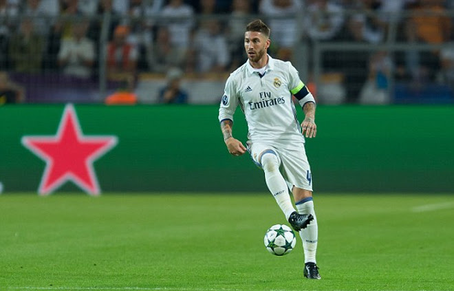 Sergio Ramos đắm đuối hôn bạn gái tại London - ảnh thể thao