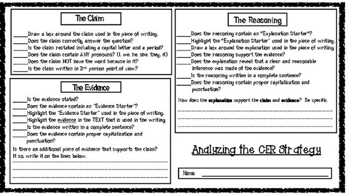 How To Write A Good Cer For Science
