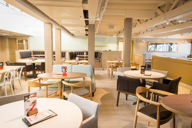 The Corpus Christi restaurant's brighter and more vibrant contemporary design includes new "flexible areas, where guests can make the space their own to relax and enjoy comfortable however they’d like," said Schoppman.