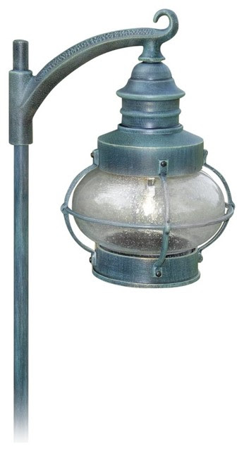 Transitional Nautical Lantern Verde Green 28
