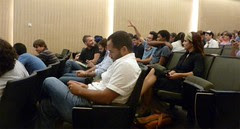 P1040062-2010-09-15-GaTech-COA-Lecture-Nicola-Twilley-Geoff-Manaugh-Students-Arrive